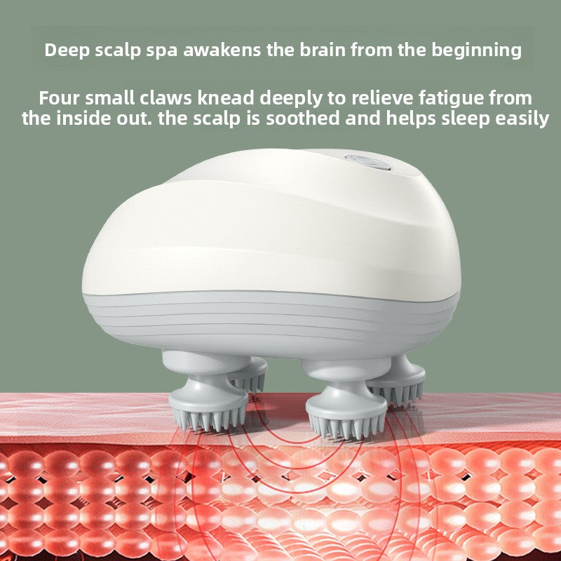 A01 Mini Electric Head Massager – USB Powered, 2 Speeds