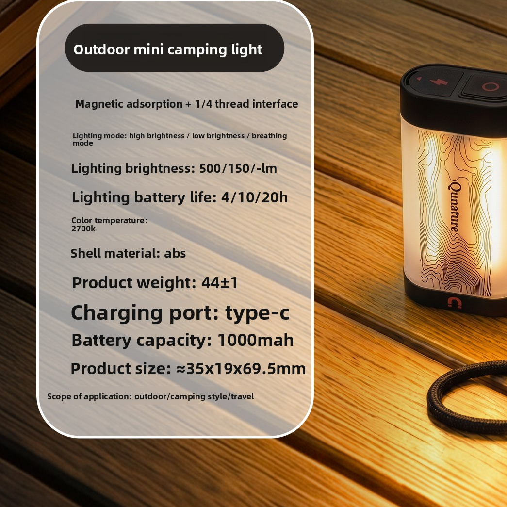 Magnetic LED Camping Light with Carry Handle