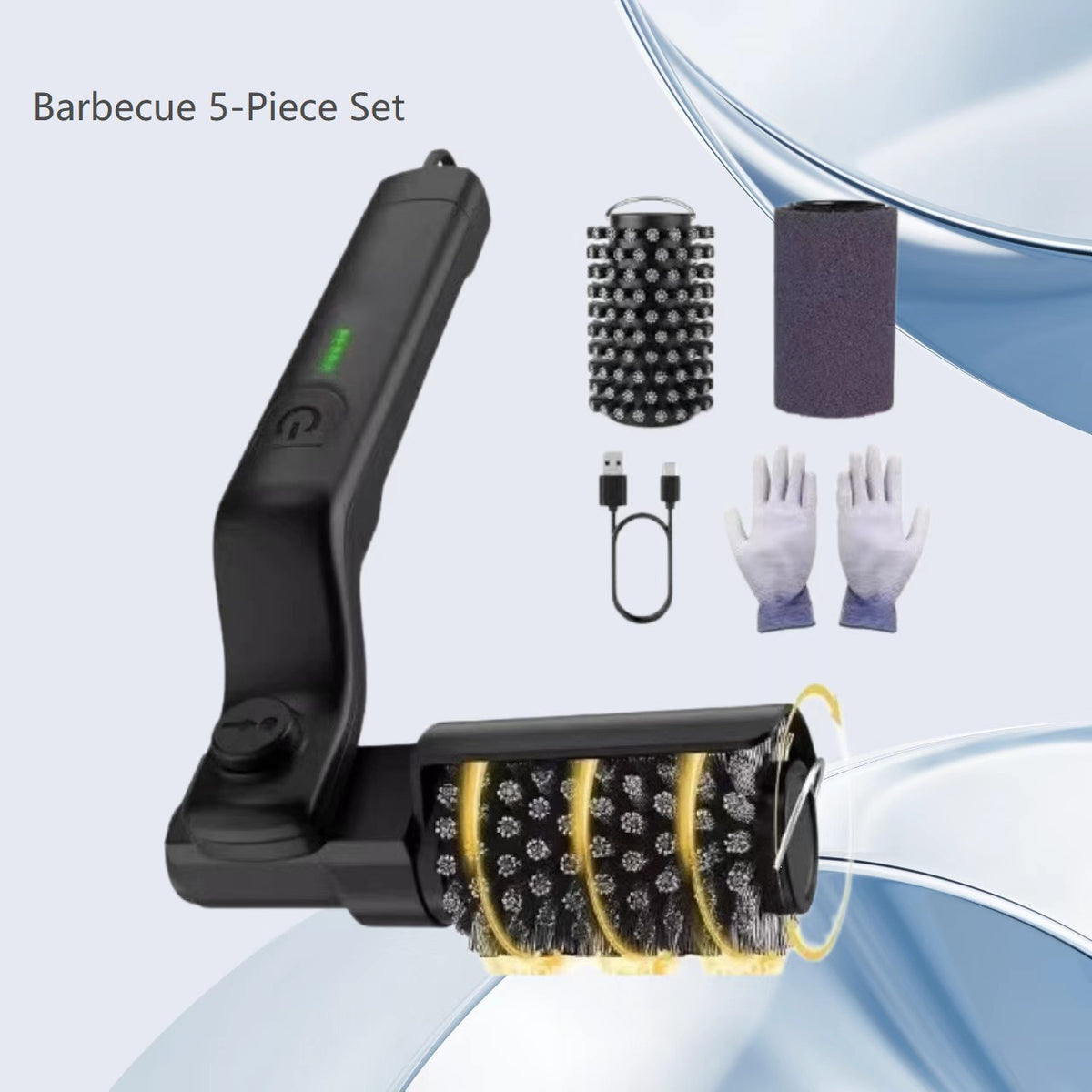 Electric Grill Cleaning Brush & Replacement Head