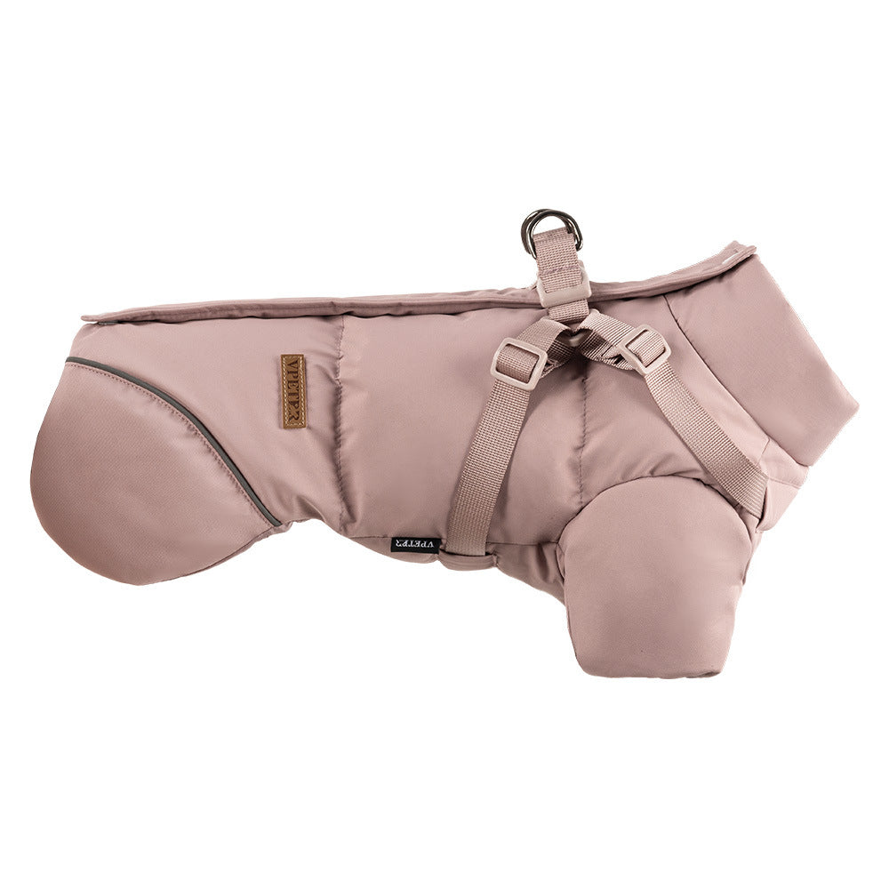 Water-Resistant Cotton-Padded Dog Coat