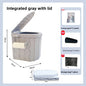 Portable Folding Camping Toilet with Lid