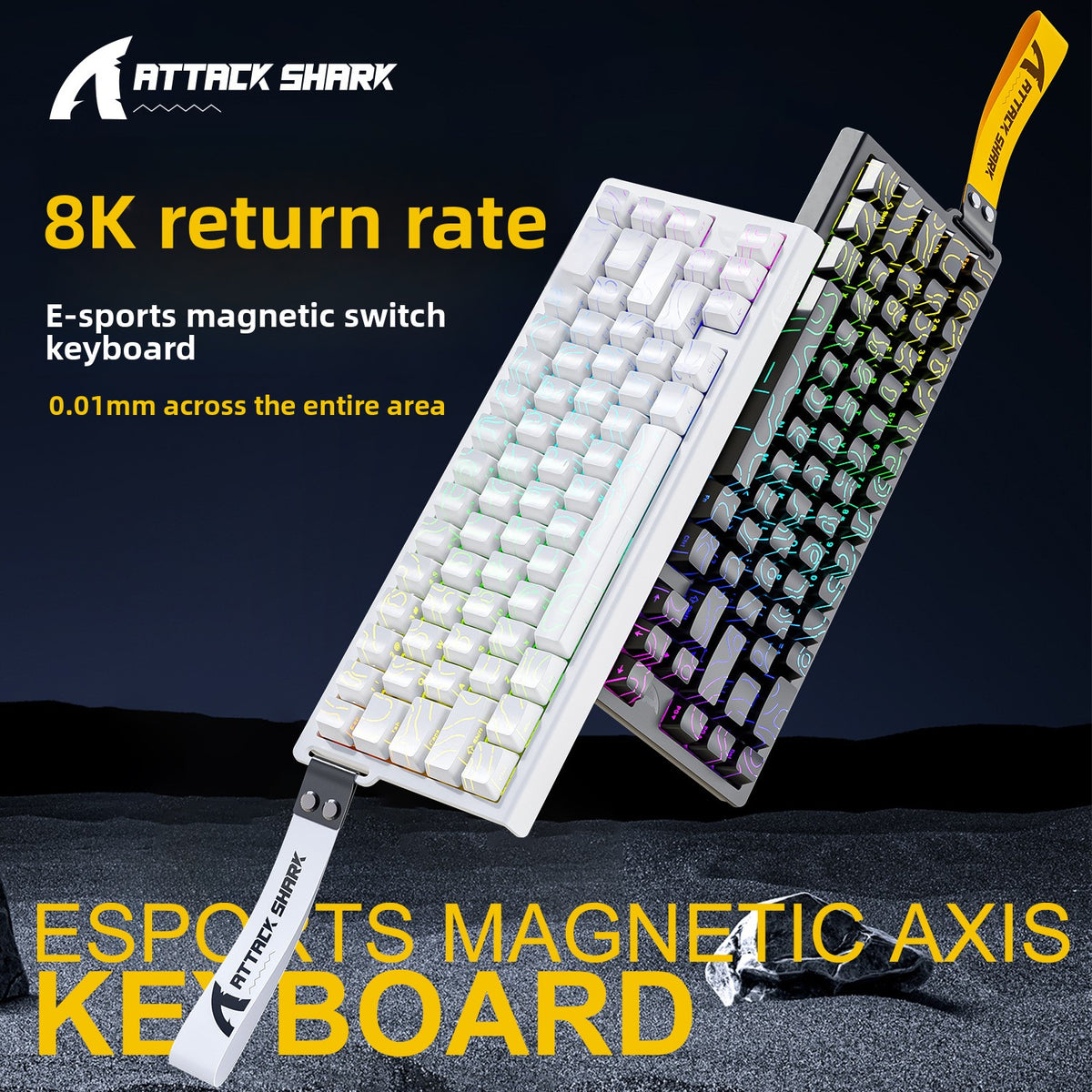 66-Key Magnetic Switch RGB Gaming Keyboard – Wired USB