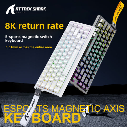Clavier gaming RGB à 66 touches avec switchs magnétiques – Filaire USB