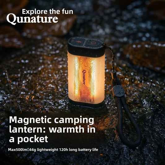 Magnetic Camping Lantern with Adjustable Brightness & Hook