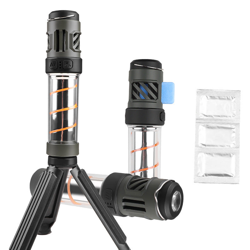 AH06 Rechargeable LED Camping Light with Repellent Function & Tripod