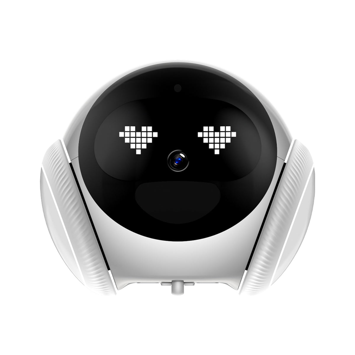Mobile Indoor Monitoring Robot with 1080p Dual Cameras – White