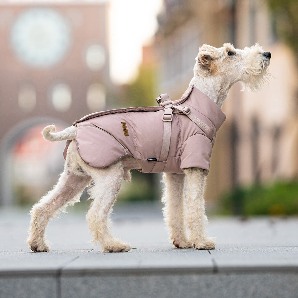 Water-Resistant Cotton-Padded Dog Coat