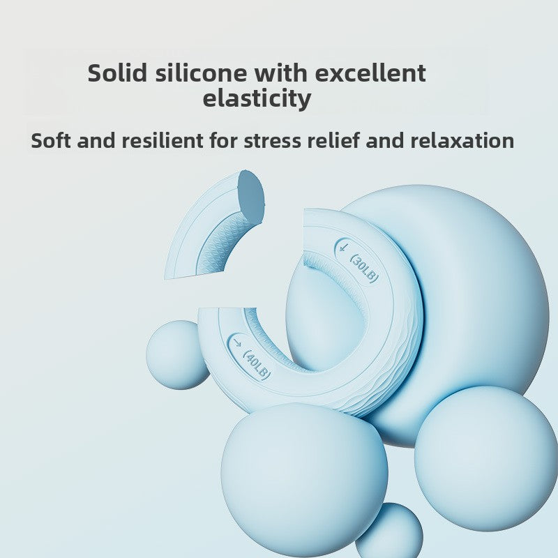 Silicone Grip Strengthener Ring – 10–70 lb Options