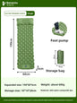 Inflatable Camping Sleeping Mat – Foot-Pump & Pump Options