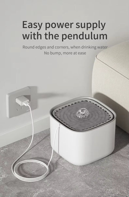 Petal Cat Water Fountain | 3L Silent USB Dispenser