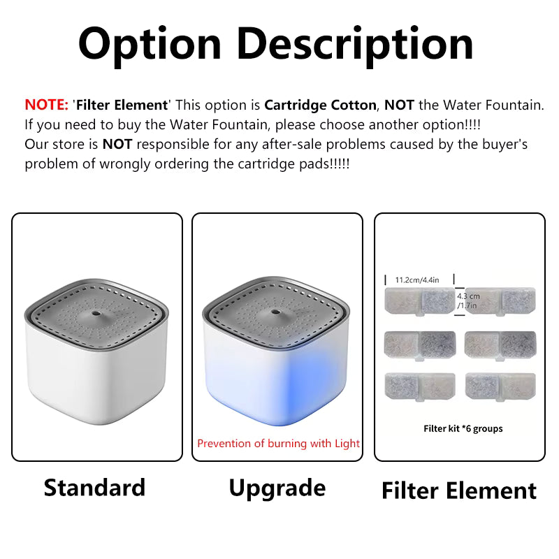Petal Cat Water Fountain | 3L Silent USB Dispenser
