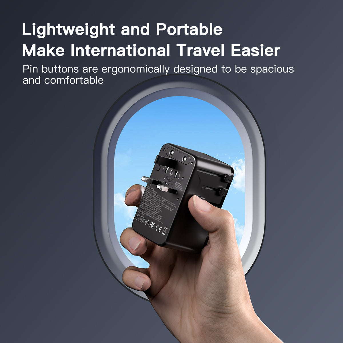 140W GaN Travel Charger with 3 USB-C & 1 USB-A Ports