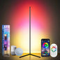 142cm LED Corner Floor Lamp – RGBIC & Smart Control Options