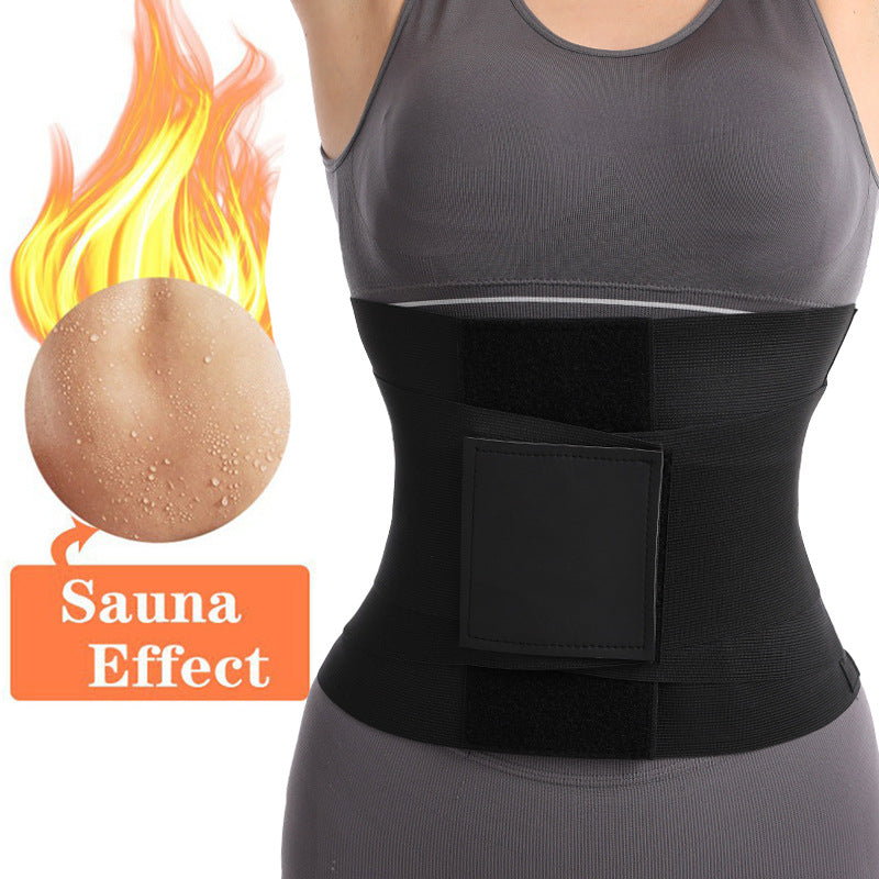 Elastic Waist Shaping Belt with Hook-and-Eye Closure — QIUOLA | qiuola.com