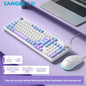Sangee K18 Wired Backlit Keyboard with Volume Knob