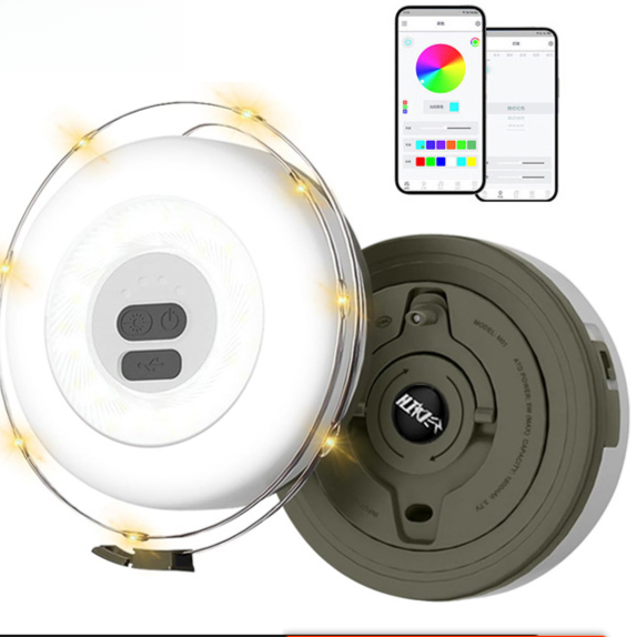 Rechargeable LED Camping String Lights – Warm & RGB Options