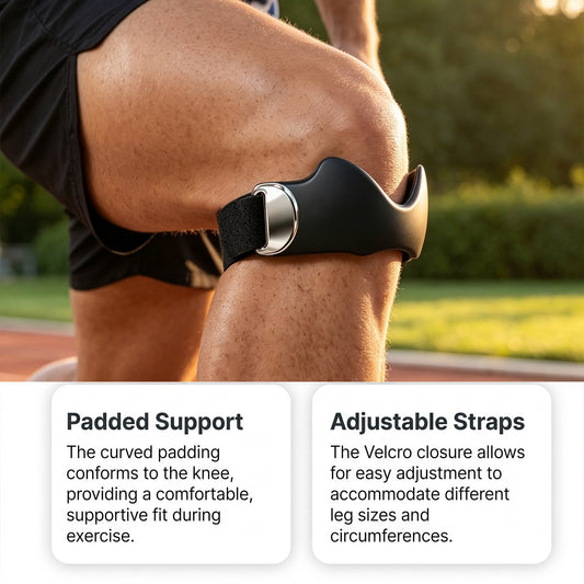 Adjustable Mesh Sports Knee Pad, 1 Piece — QIUOLA | qiuola.com