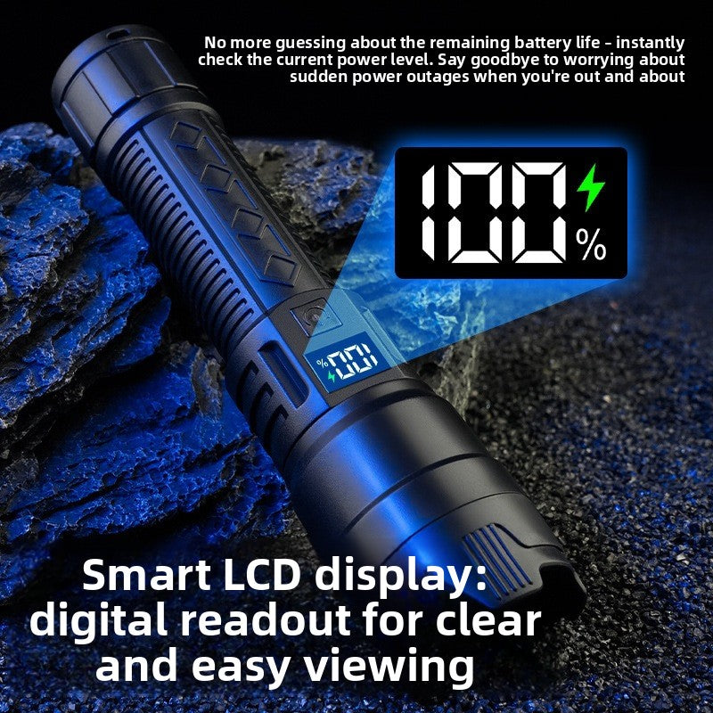P50 Rechargeable LED Flashlight with Adjustable Focus & USB-C — QIUOLA | qiuola.com