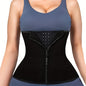 Black Neoprene Zip-Front Waist Trainer — QIUOLA | qiuola.com