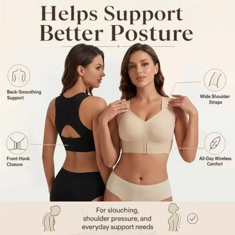 Seamless Shapewear Bodysuit with Front Hook Closure — QIUOLA | qiuola.com