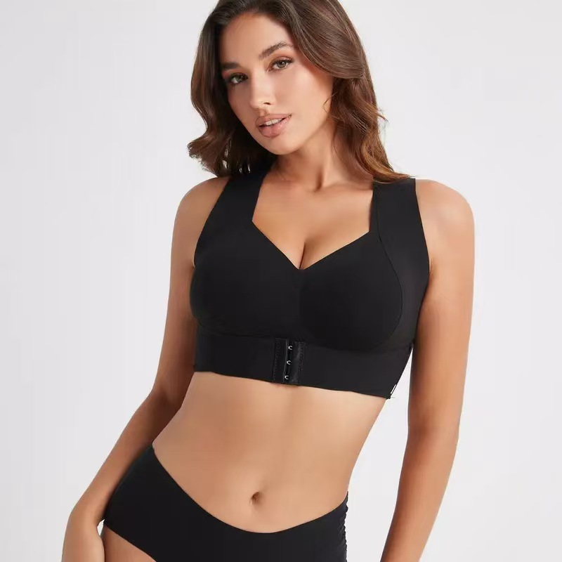 Seamless Shapewear Bodysuit with Front Hook Closure — QIUOLA | qiuola.com
