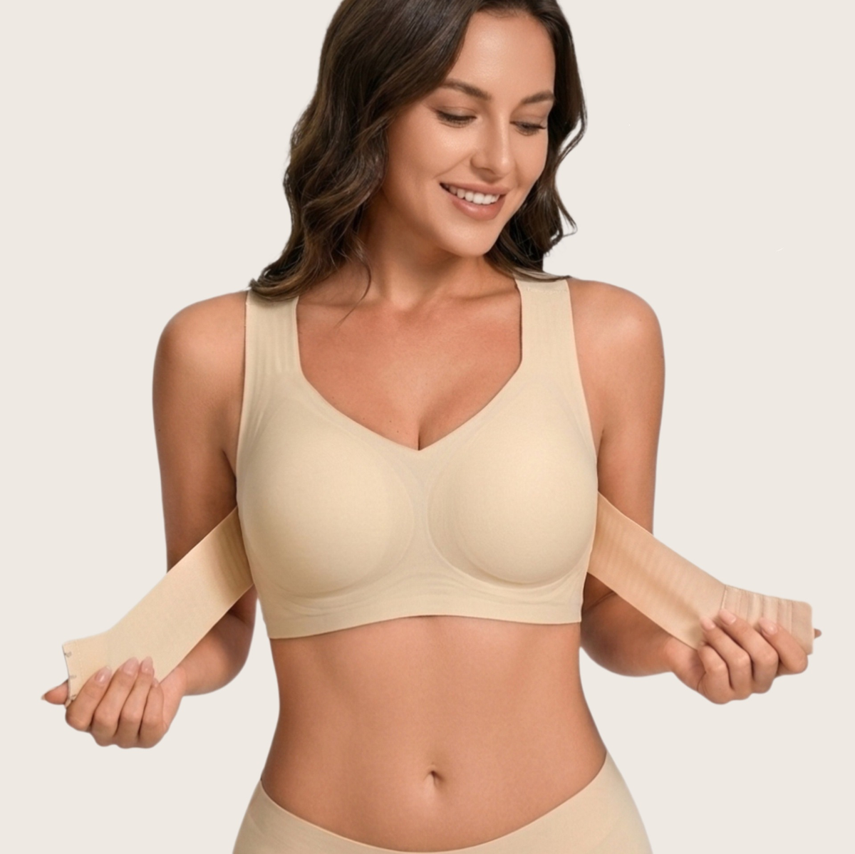 Seamless Shapewear Bodysuit with Front Hook Closure — QIUOLA | qiuola.com