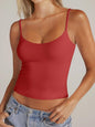 Women's Slim-Fit Camisole with Adjustable Straps — QIUOLA | qiuola.com
