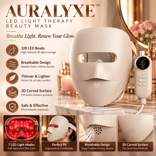 AURALYXE LED Light Therapy Beauty Mask — QIUOLA | qiuola.com