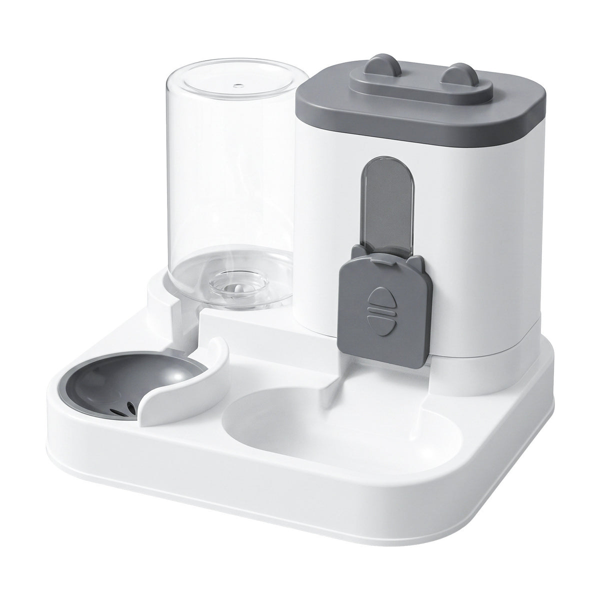 2-in-1 Pet Feeder & Water Bowl, Non-Electric — QIUOLA | qiuola.com