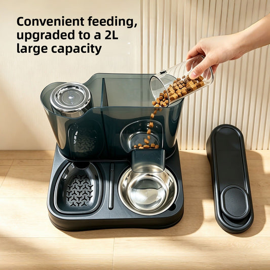2-in-1 Pet Feeder & Water Dispenser, Without Bowl — QIUOLA | qiuola.com