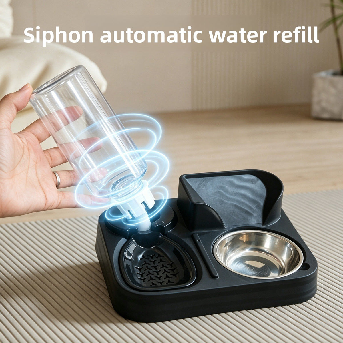 2-in-1 Pet Feeder & Water Dispenser, Without Bowl — QIUOLA | qiuola.com