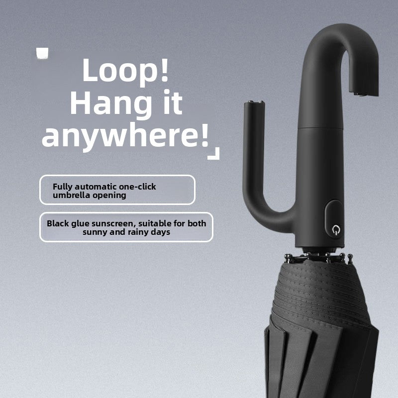 Automatic 10-Rib Umbrella with Ring Handle — QIUOLA | qiuola.com
