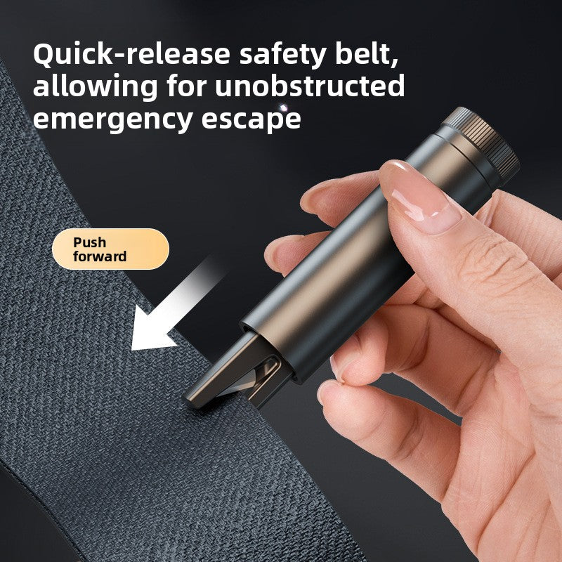 Compact Car Window Breaker & Seat Belt Cutter — QIUOLA | qiuola.com