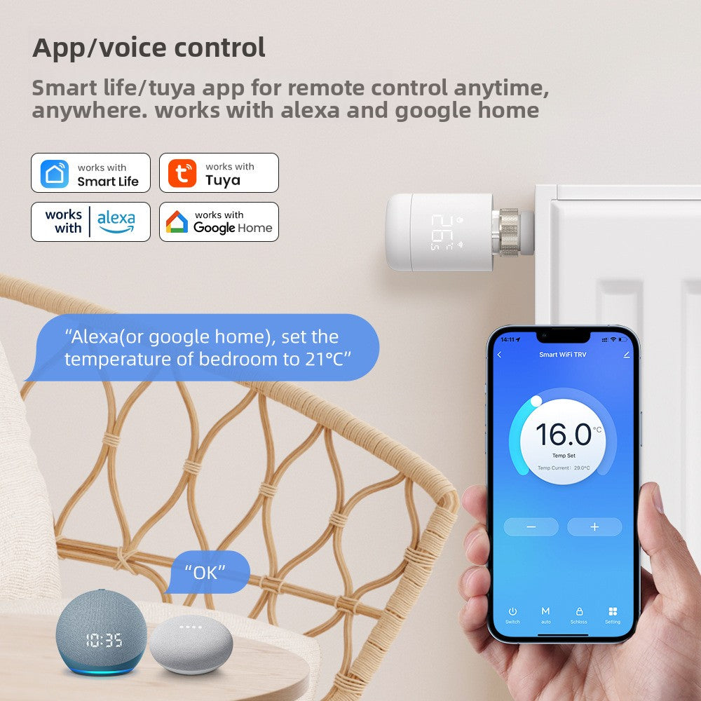 Tuya WiFi Smart Radiator Thermostat – TRV16-WiFi