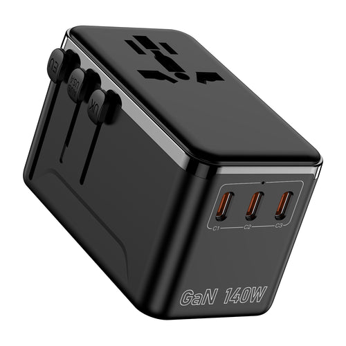140W GaN Travel Charger with 3 USB-C & 1 USB-A Ports