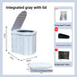 Portable Folding Camping Toilet with Lid