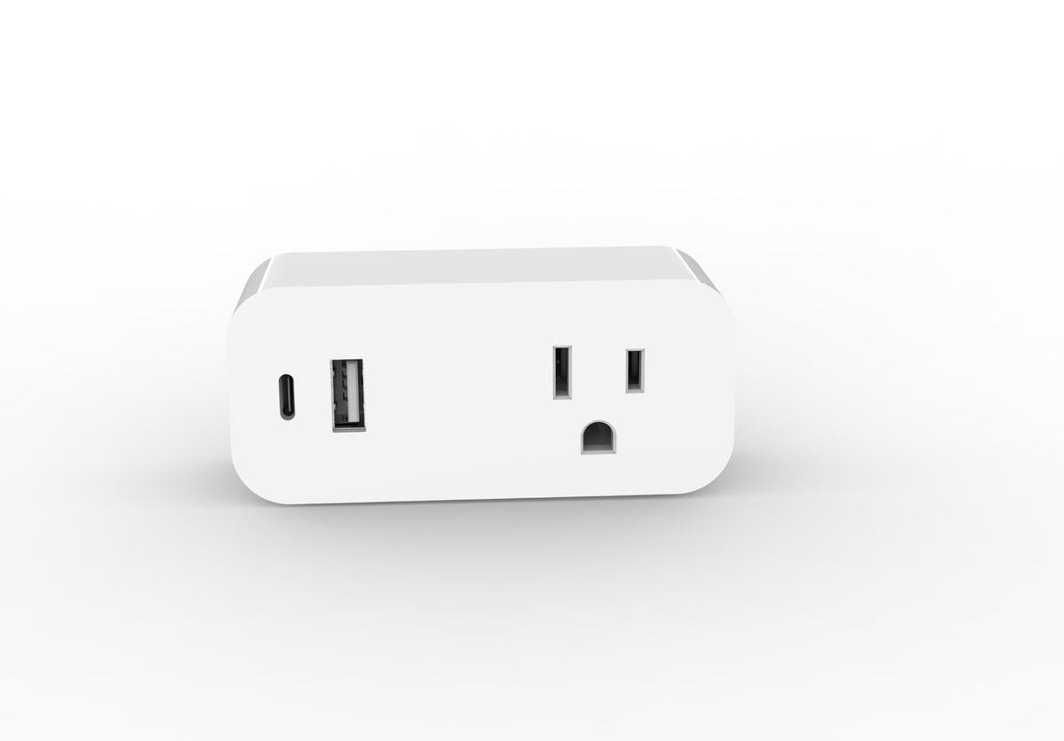 Tuya WiFi Smart Socket with USB & Type-C Ports