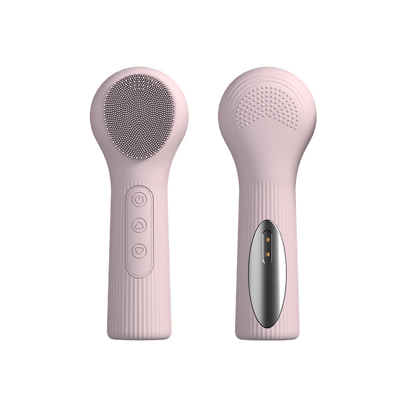 Rechargeable Heated Silicone Facial Cleansing Brush