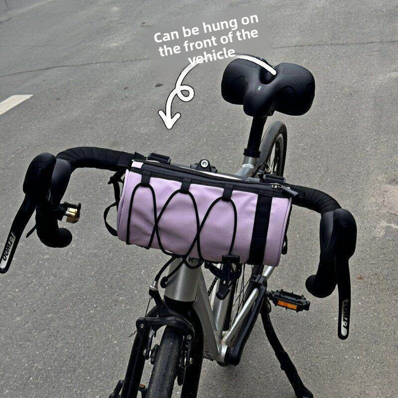 Canvas Bicycle Front-Frame Storage Bag, Approx. 11 cm High — QIUOLA | qiuola.com