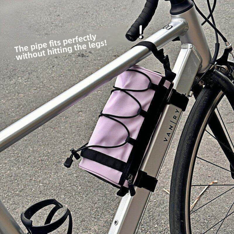 Canvas Bicycle Front-Frame Storage Bag, Approx. 11 cm High — QIUOLA | qiuola.com