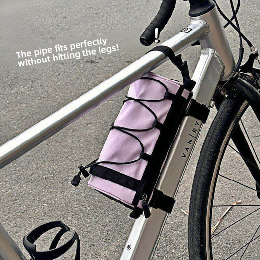 Canvas Bicycle Front-Frame Storage Bag, Approx. 11 cm High — QIUOLA | qiuola.com