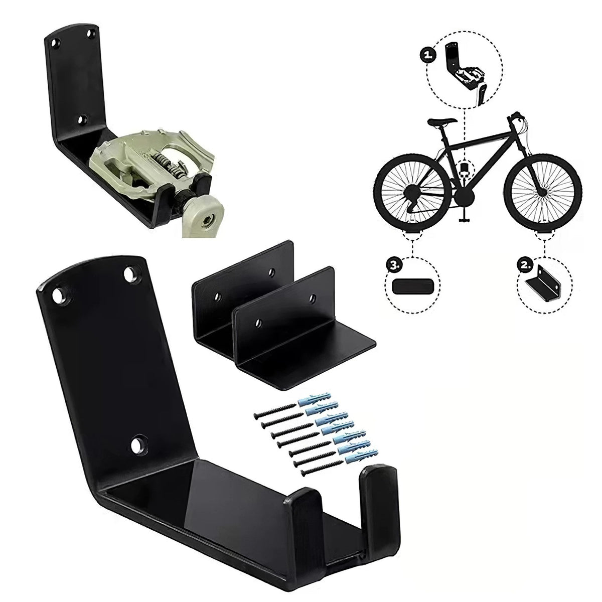 Bicycle Wall Mount Storage Rack Hook — QIUOLA | qiuola.com