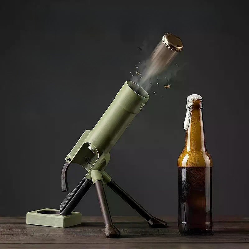 Mortar-Style Novelty Bottle Opener, Army Green — QIUOLA | qiuola.com