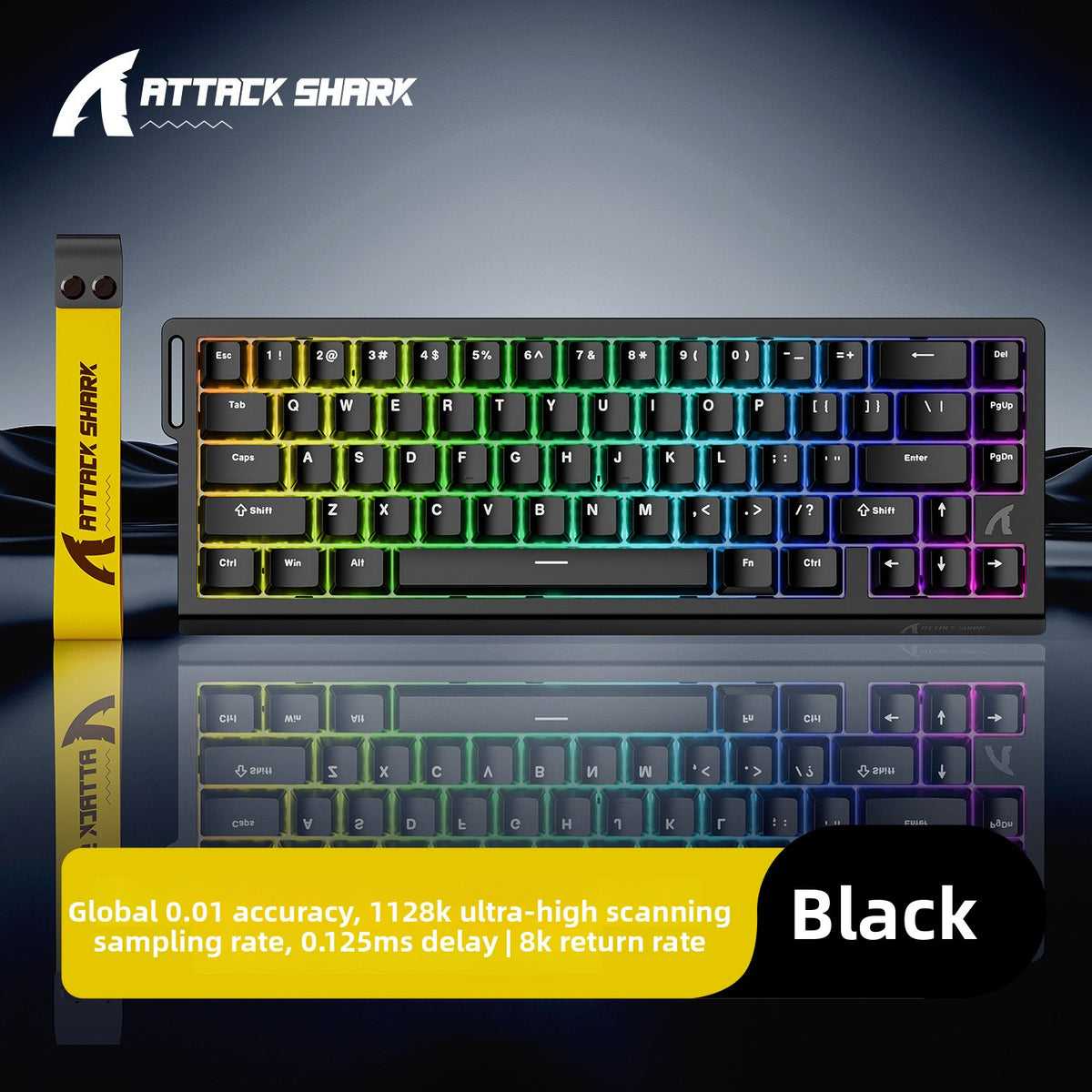 66-Key Magnetic Switch RGB Gaming Keyboard – Wired USB