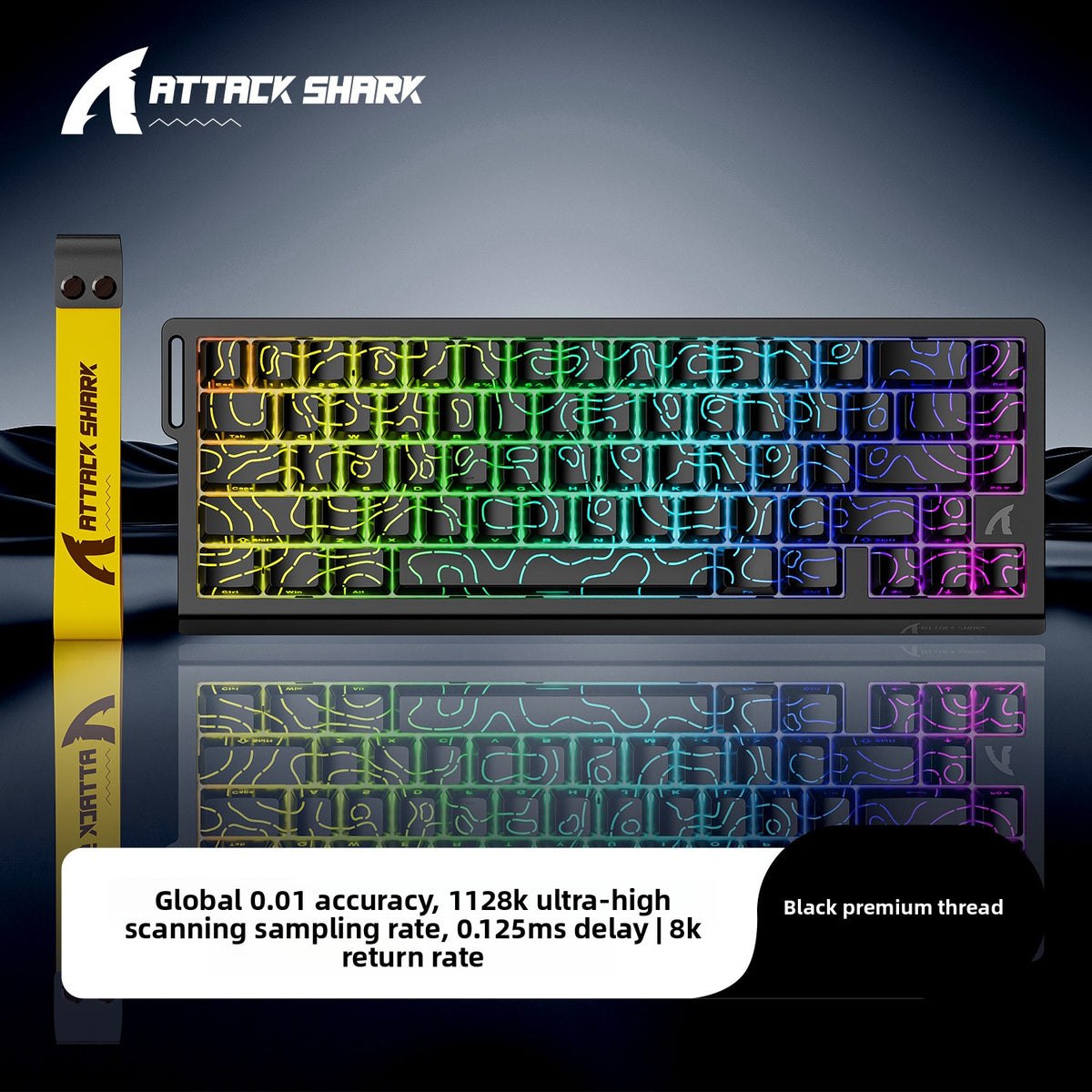 66-Key Magnetic Switch RGB Gaming Keyboard – Wired USB