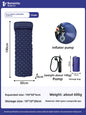 Inflatable Camping Sleeping Mat – Foot-Pump & Pump Options