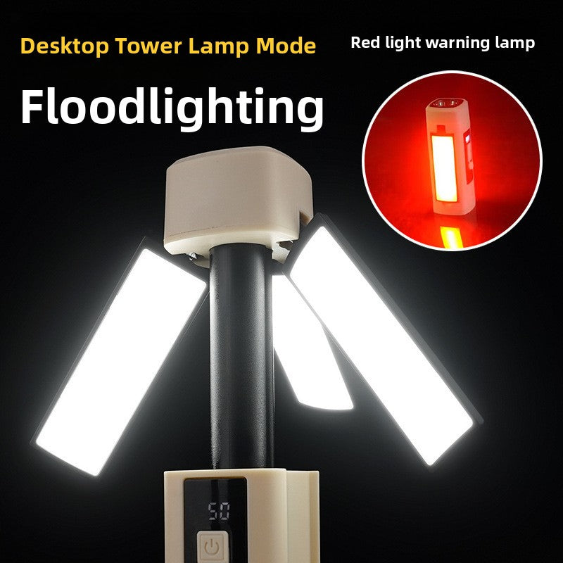Rechargeable LED Camping Light with Magnetic Base & Hook