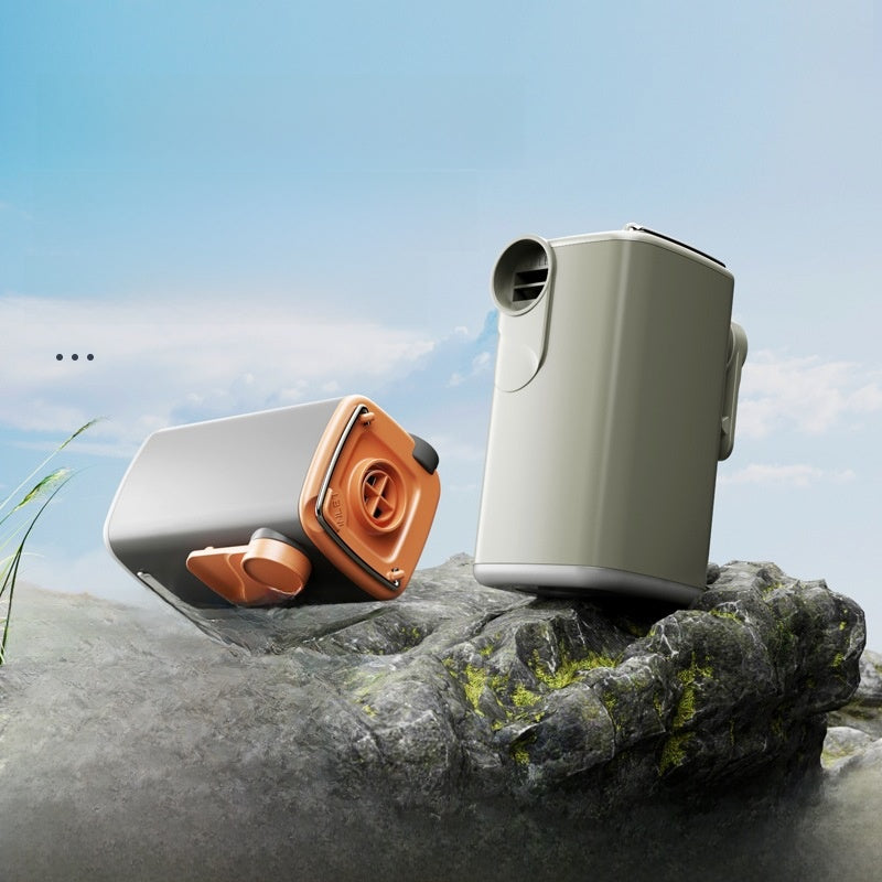 Portable Rechargeable Air Pump with Camping Light