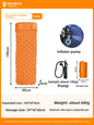 Inflatable Camping Sleeping Mat – Foot-Pump & Pump Options