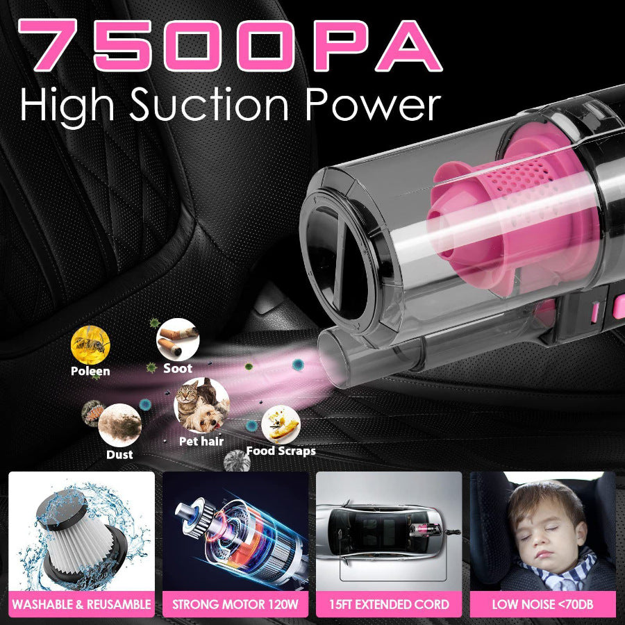 Cordless Car Vacuum Cleaner – 20,000Pa Wet & Dry — QIUOLA | qiuola.com